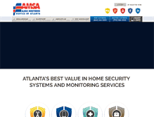 Tablet Screenshot of amsasecurity.com